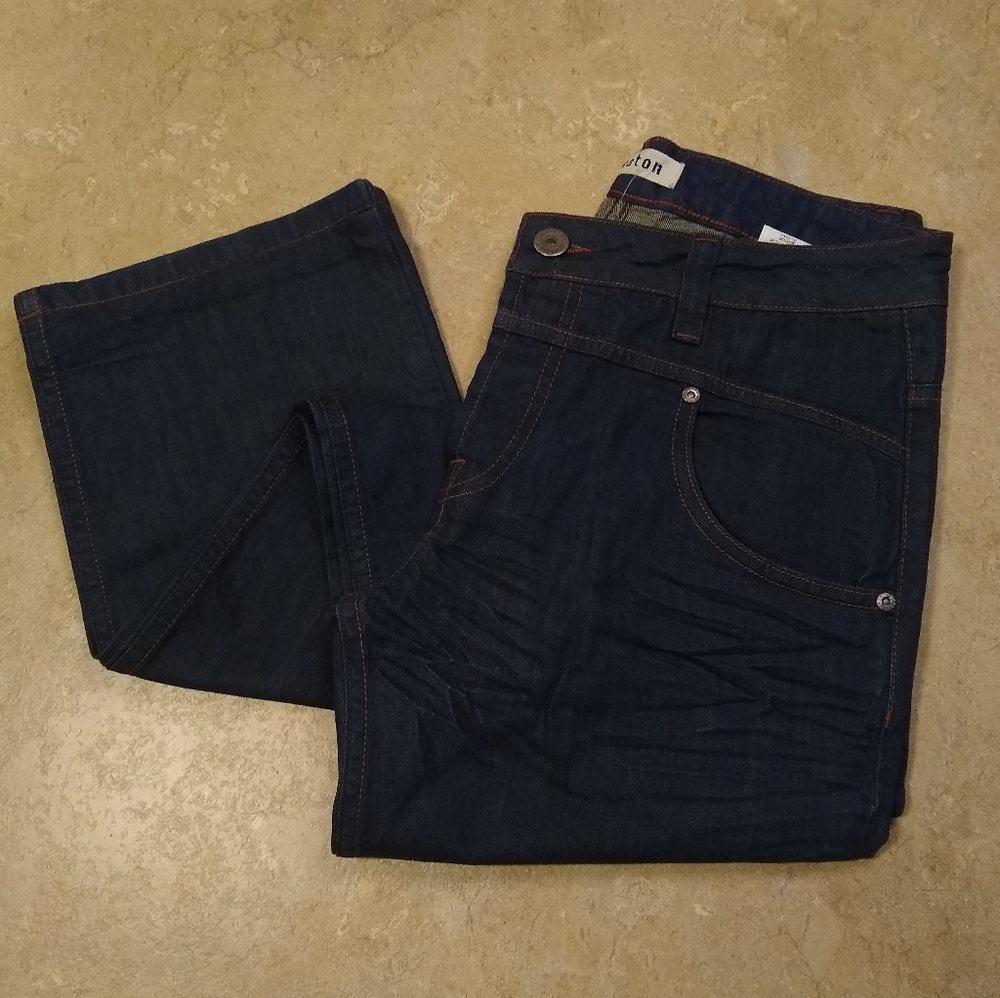 Koton casual dark wash straight leg jeans